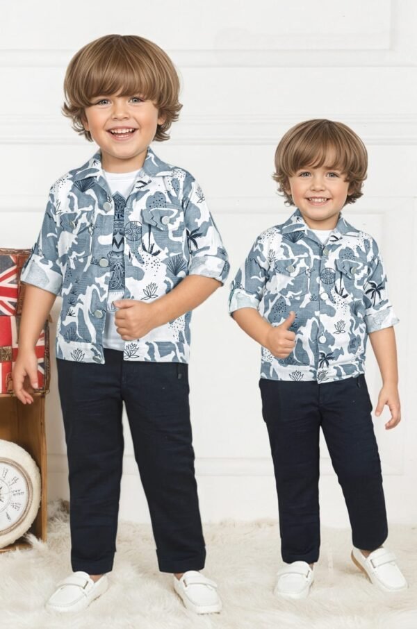 Tropical Pattern Boy's Set
